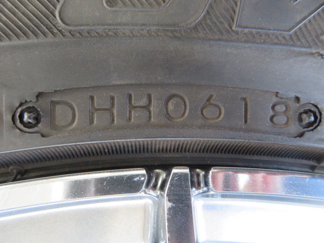 中古タイヤ ホイールセット 225/55R18 98V 18インチ 18x7J +48 5穴 PCD100 ファイヤストン 夏 送料無料(沖縄、離島除く) a07516_画像6