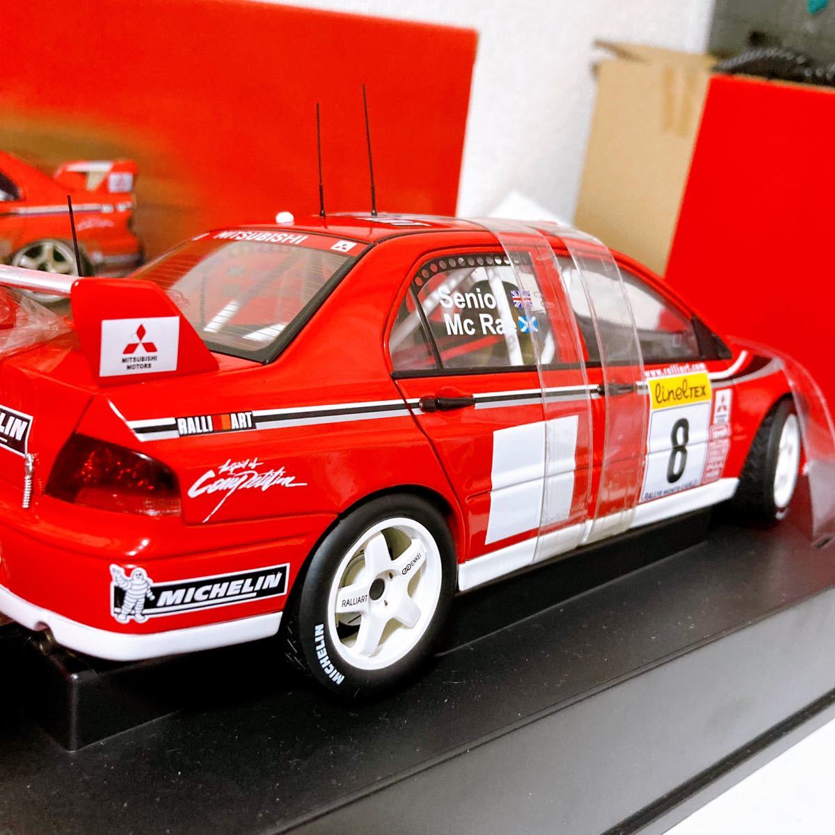 オートアート 三菱ランサー WRC 2005 モンテカルロラリー 3位 #10 オートアート 三菱 ランサーエボリューションⅦ WRC 1/18 #8