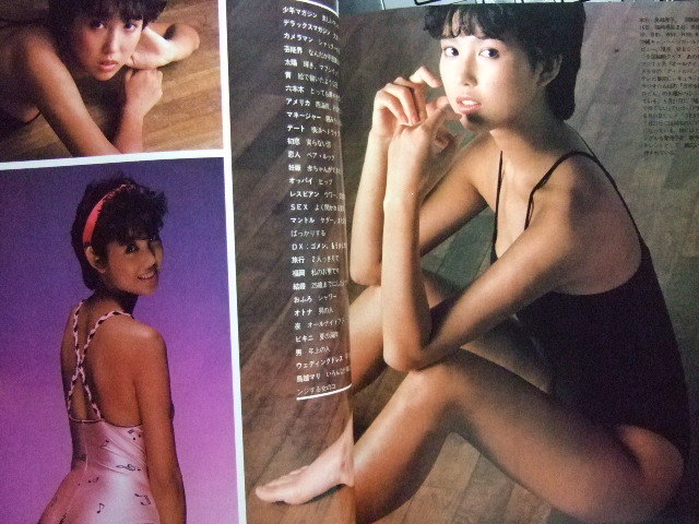 * premium book@!DELUXE magazine 1984 year Saito Yuki * Ito Maiko * Hayami Yu * Okada Yukiko * forest tail . beautiful * Kato ..*f Lawrence ..* bird . Mali, other 