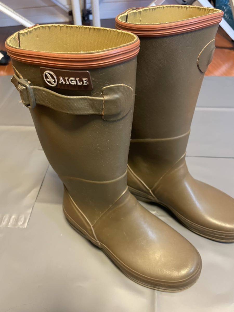 【美品　中古品】AIGLE レインブーツキッズキッズレインブーツ 長靴_画像5