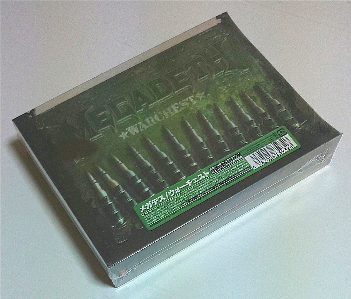 新品 未開封 初回限定盤 5枚組ボックスセット メガデス ウォーチェスト MEGADETH WARCHEST BOX(DVD付)
