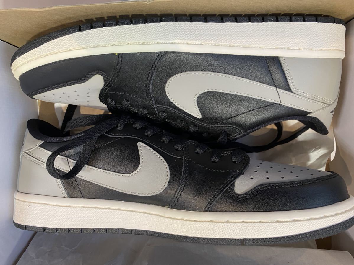 2015 NIKE AIR JORDAN 1 RETRO LOW OG SHADOW US9 新品 705329-003