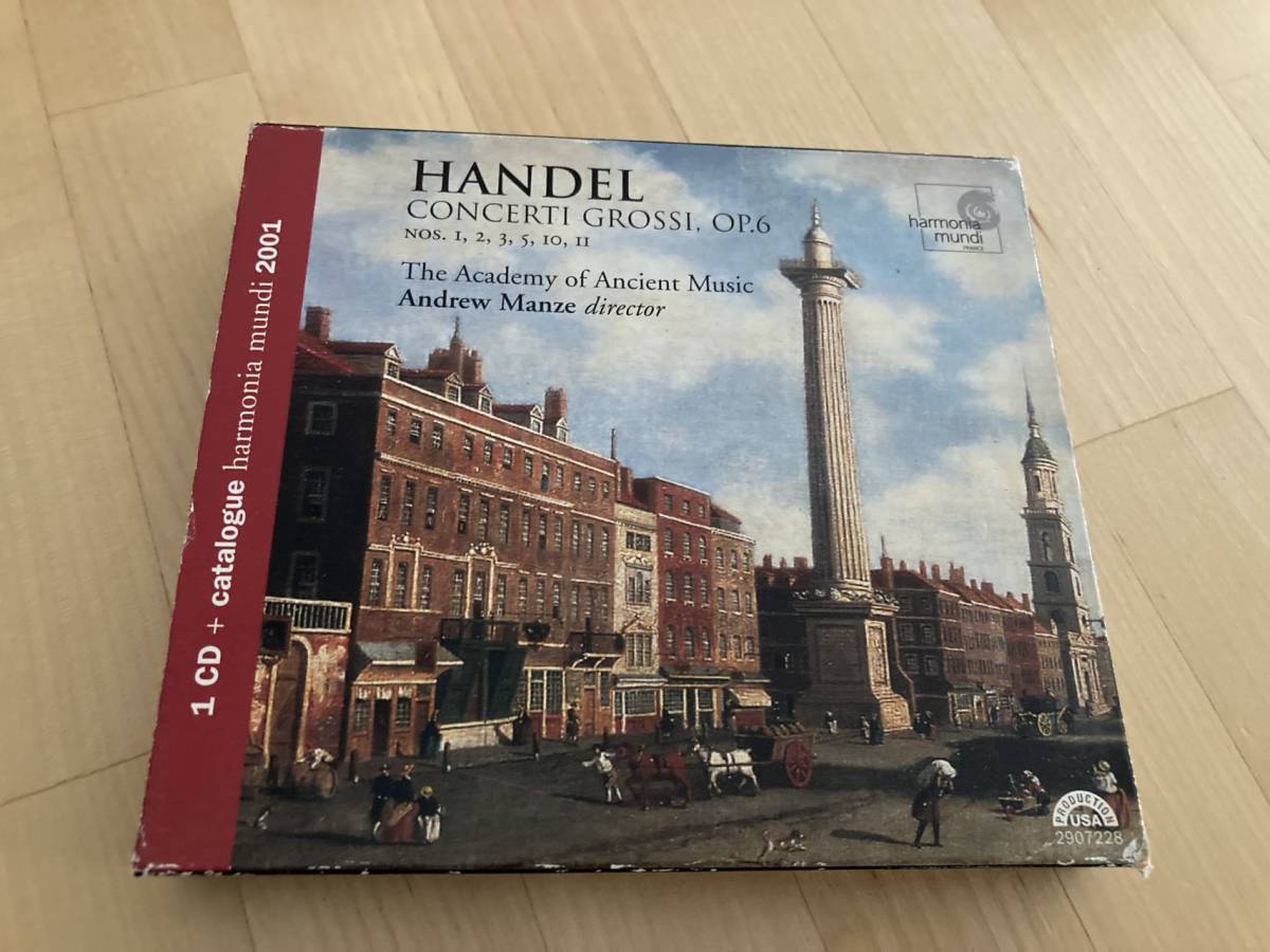 22-1292CQ Handel: Concerti Grossi, Op. 6 Nos. 1, 2, 3, 5, 10, 11 / Manze, Academy Of Ancient Music_画像1