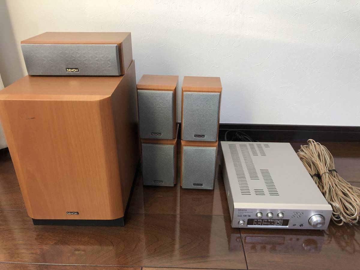 美品▪動作品★DENON 5.1CHホームシアターシステムUAVC-310 Yahoo!オークション - 【DENON 】5.1Chホームシアターセット