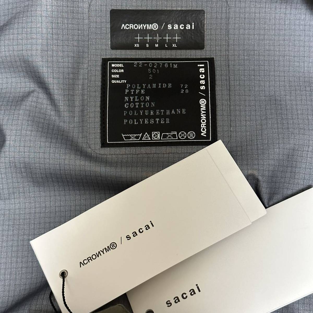 未使用品 sacai×ACRONYM 22SS FIELD JACKET Size2 ジャケット 未使用品 sacai×ACRONYM 22SS FIELD JACKET Size2 ジャケット
