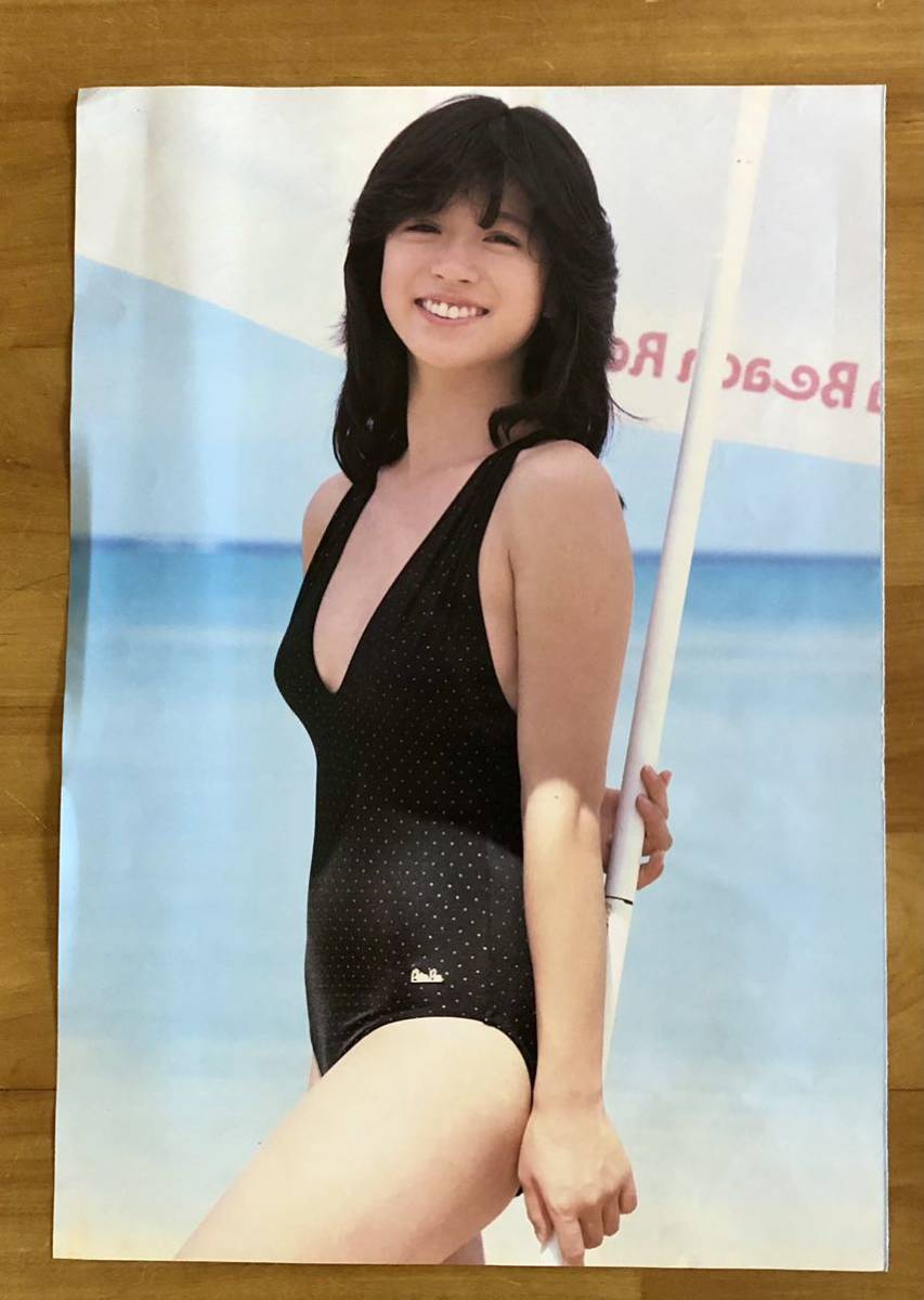 Yahoo!オークション - 当時物 中森明菜 水着 レオタード ポスター Yahoo!オークション - 当時物 中森明菜 水着 レオタード ポスター