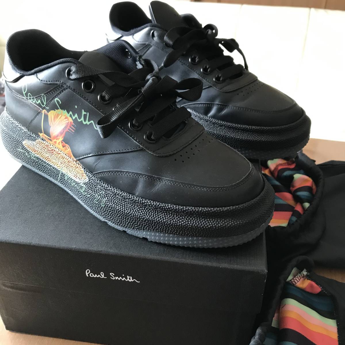 ポールスミス Paul Smith HACKNEY ブラック スパゲッティ 50周年限定