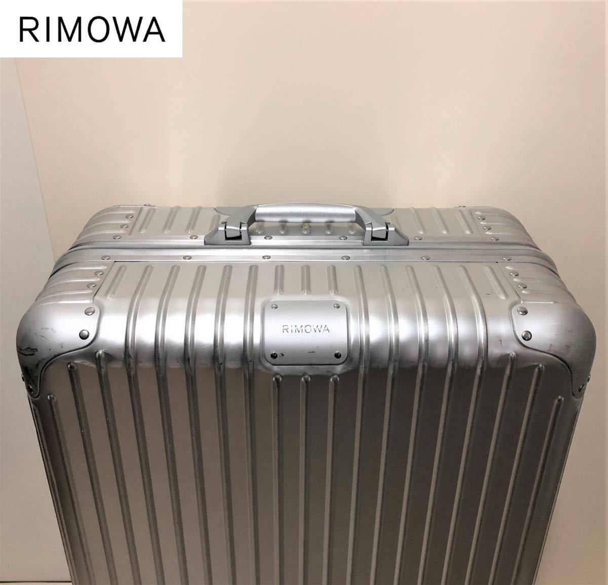 RIMOWA リモワ ORIGINAL Check-In L オリジナル チェックイン L スーツケース 容量86L SILVER シルバー_画像6