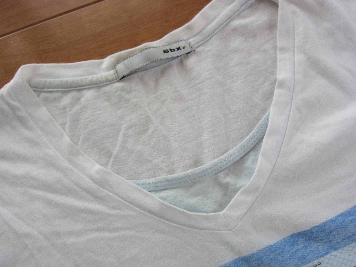 abxe- Be X men's V neck short sleeves T-shirt 