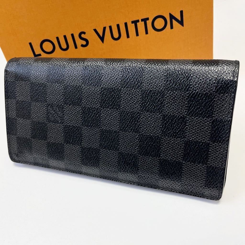 ☆LOUIS VUITTON ルイヴィトン ポルトフォイユ ブラザ ダミエ グラ