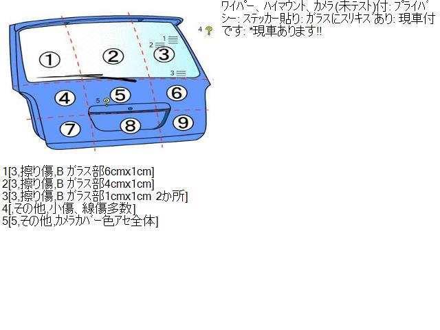 ラパン DBA-HE22S バックドア/リアゲート ZSE カシスピンクパール(M)_画像7