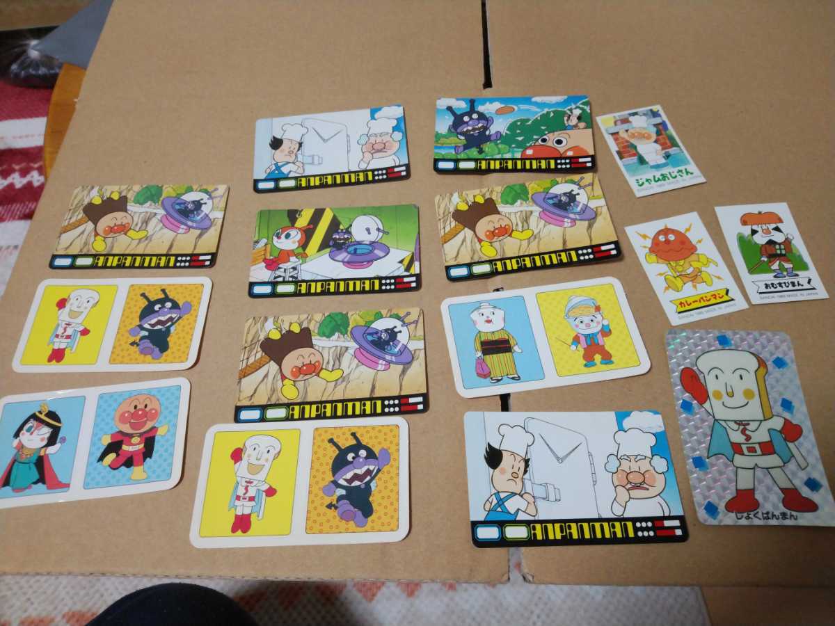 ヤフオク! - マイナーシール【初期 アンパンマンシール カード/まとめ