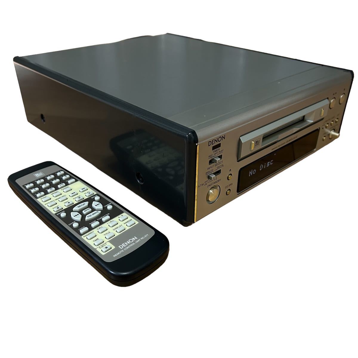 MDデッキ DENON DMD-7.5L リモコン付き | iranianforever.com