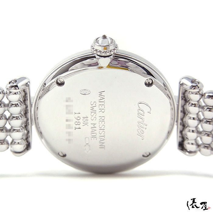 【カルティエ】K18WG コリゼ 純正ダイヤ 極美品 750 レディース 時計 Cartier colisee 俵屋_画像5