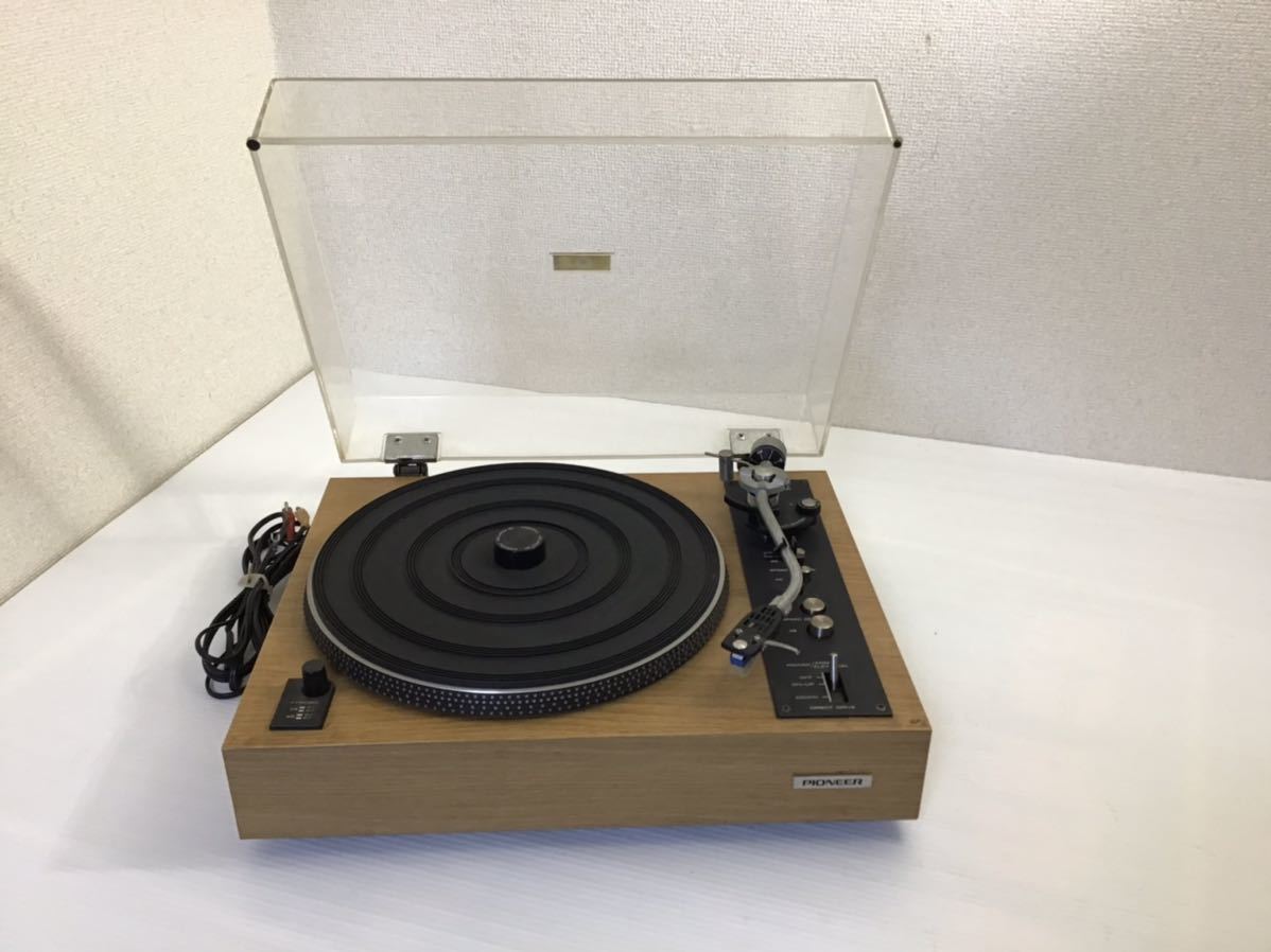 PIONEER／パイオニア　レコードプレーヤー　PL-1100D 状態良　ダイレクトドライブ　試聴OK ターンテーブル　オーディオ　中古