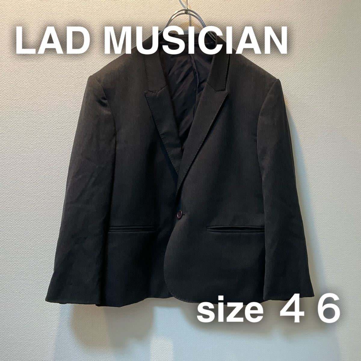 LAD MUSICIAN ラッドミュージシャン　テーラードジャケット　ワンボタン　ロック　芸能人　グレー　灰色