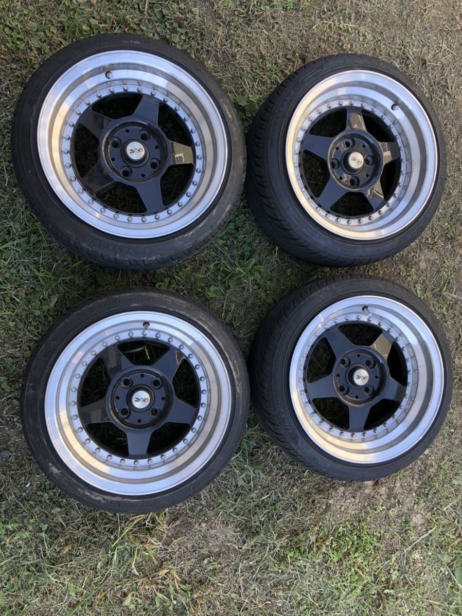 Yahoo!オークション - XXR 15in 8J+25 深リム185/45R15 ナンカン Yahoo!オークション - XXR 15in 8J+25 深リム185/45R15 ナンカン