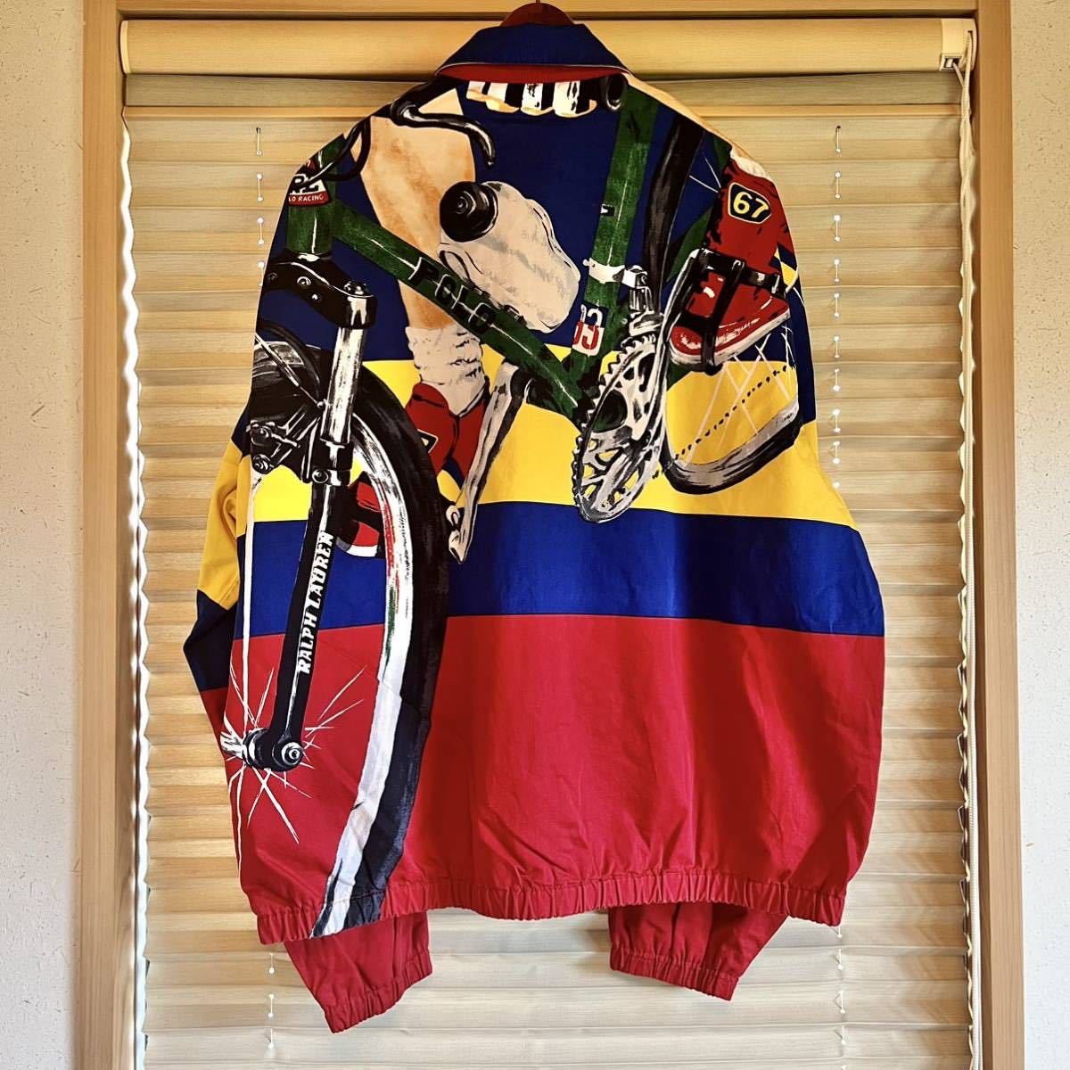 激レア XL POLO SPORT RALPH LAUREN cycle jacket サイクル ジャケット rrl country sport 1992 1993 stadium p wing snow beach