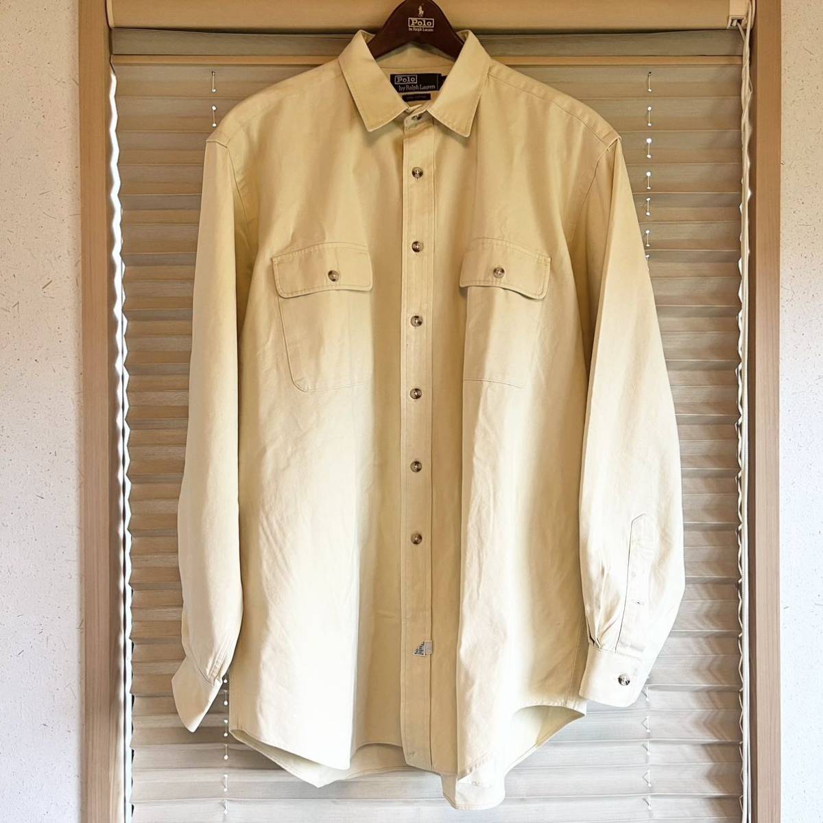 デッドストック POLO RALPH LAUREN sportsman fishing shirt フィッシング シャツ 1992 stadium snow beach 1993 rlx rrl country sport_画像2