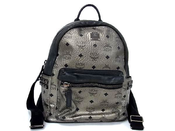 生産完了商品 MCM モノグラム ヴィセトス柄 リュック Backpack Silver