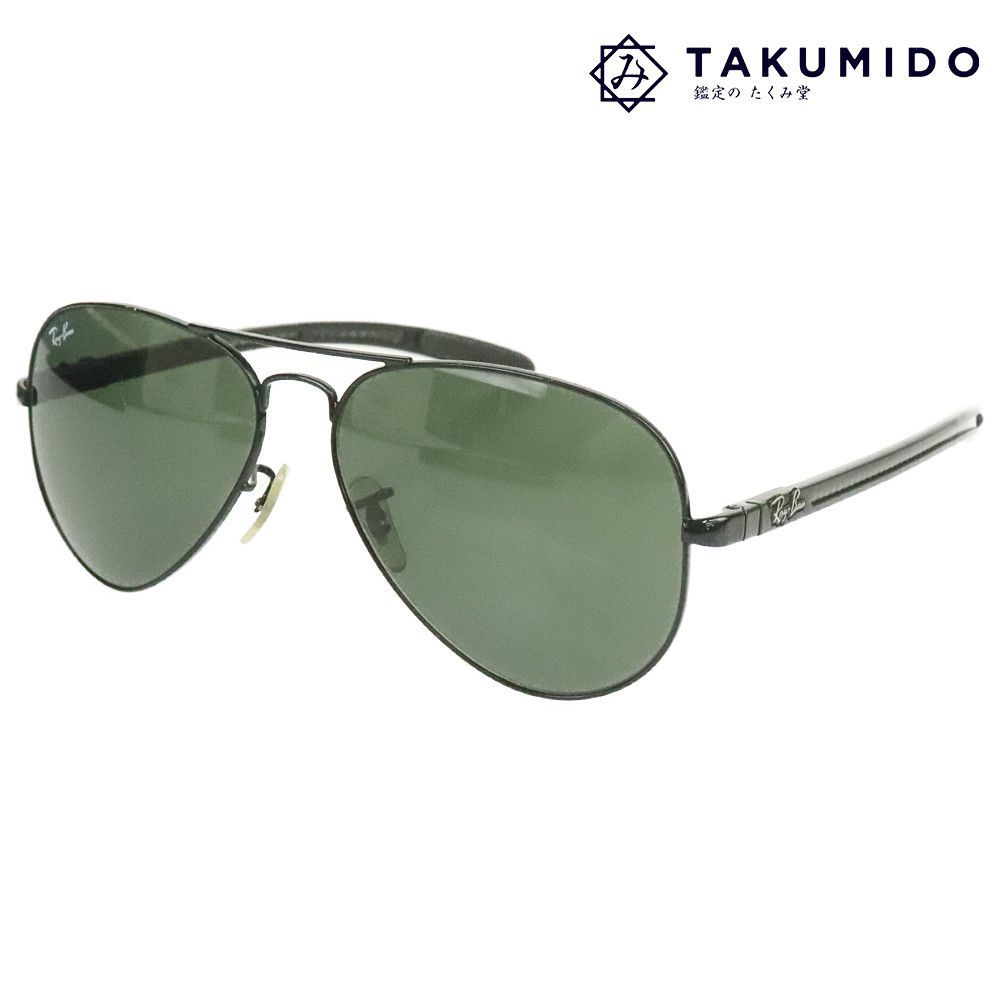 レイバン RayBan サングラス アビエーター RB8307 ブラック 中古AB 269879_画像1