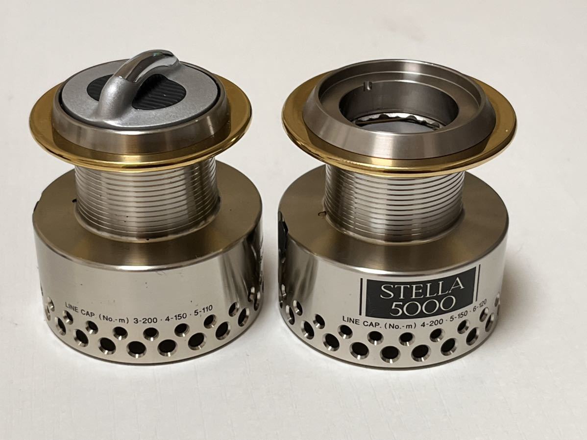 希少 シマノ SHIMANO 95 ステラ STELLA 4000H 5000H替スプール付 ハイギアタイプ ほぼ無傷 超美品！の画像5