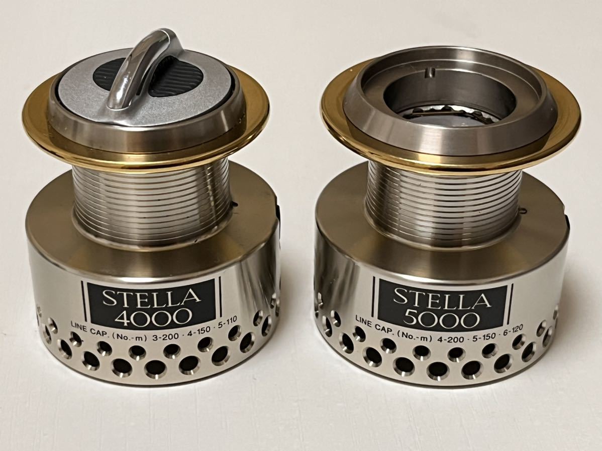 希少 シマノ SHIMANO 95 ステラ STELLA 4000H 5000H替スプール付 ハイギアタイプ ほぼ無傷 超美品！の画像4