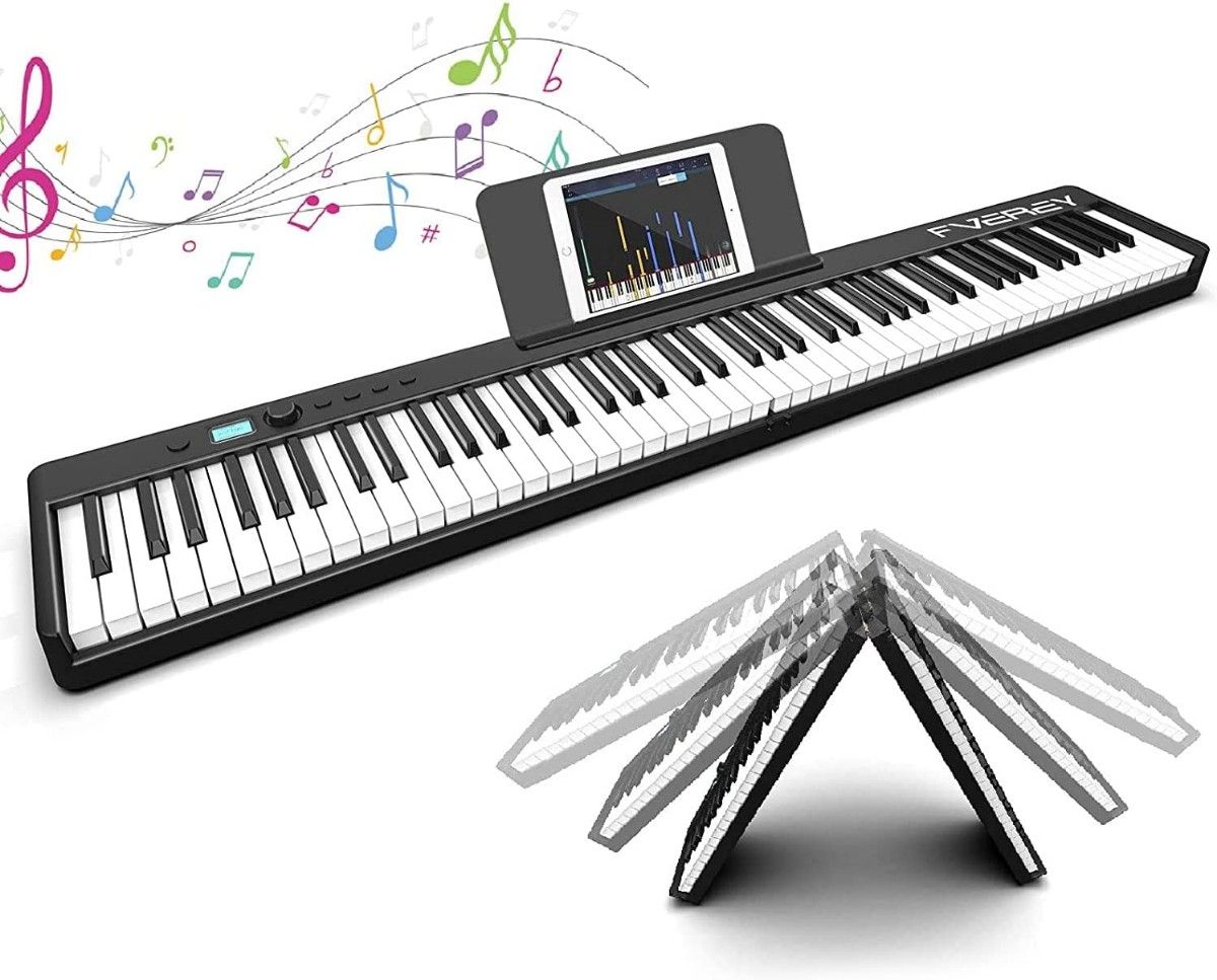 電子ピアノ 88 鍵盤 折り畳み式 Bluetooth MIDI 対応 - fundacionatenea.org