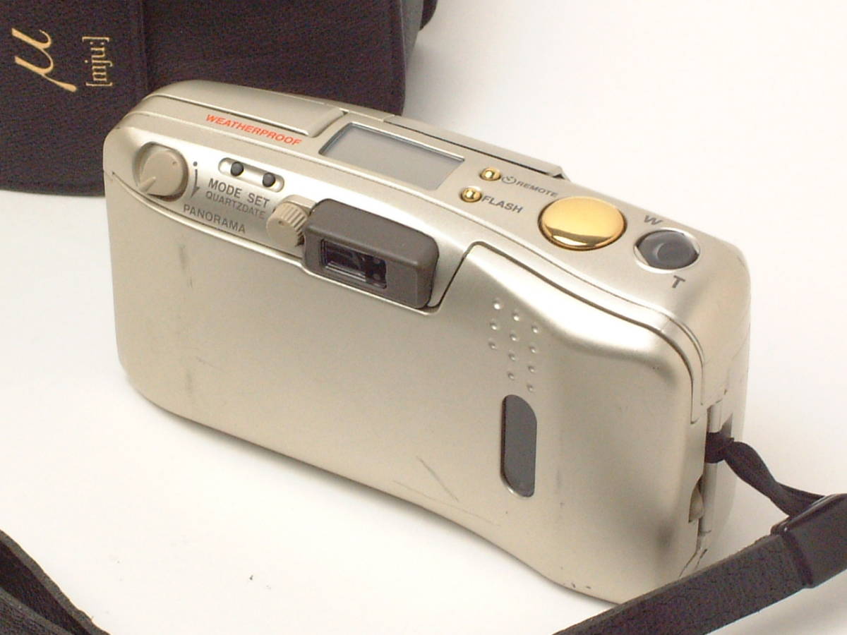 OLYMPUS μ mju: ZOOM 105 DELUXE ミュー MULTI AF ZOOM 38-105mm 外観 ...