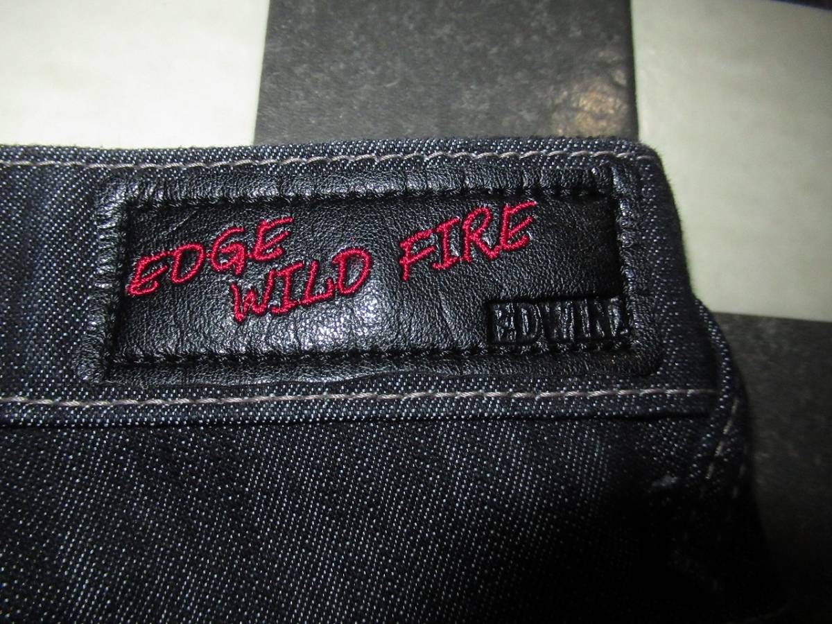 * Edwin * хорошая вещь сделано в Японии EGF503 31 чёрный EDGE WILD FIRE/ wild fire заслонка карман подкладка есть обратная сторона ворсистый защищающий от холода *. способ 