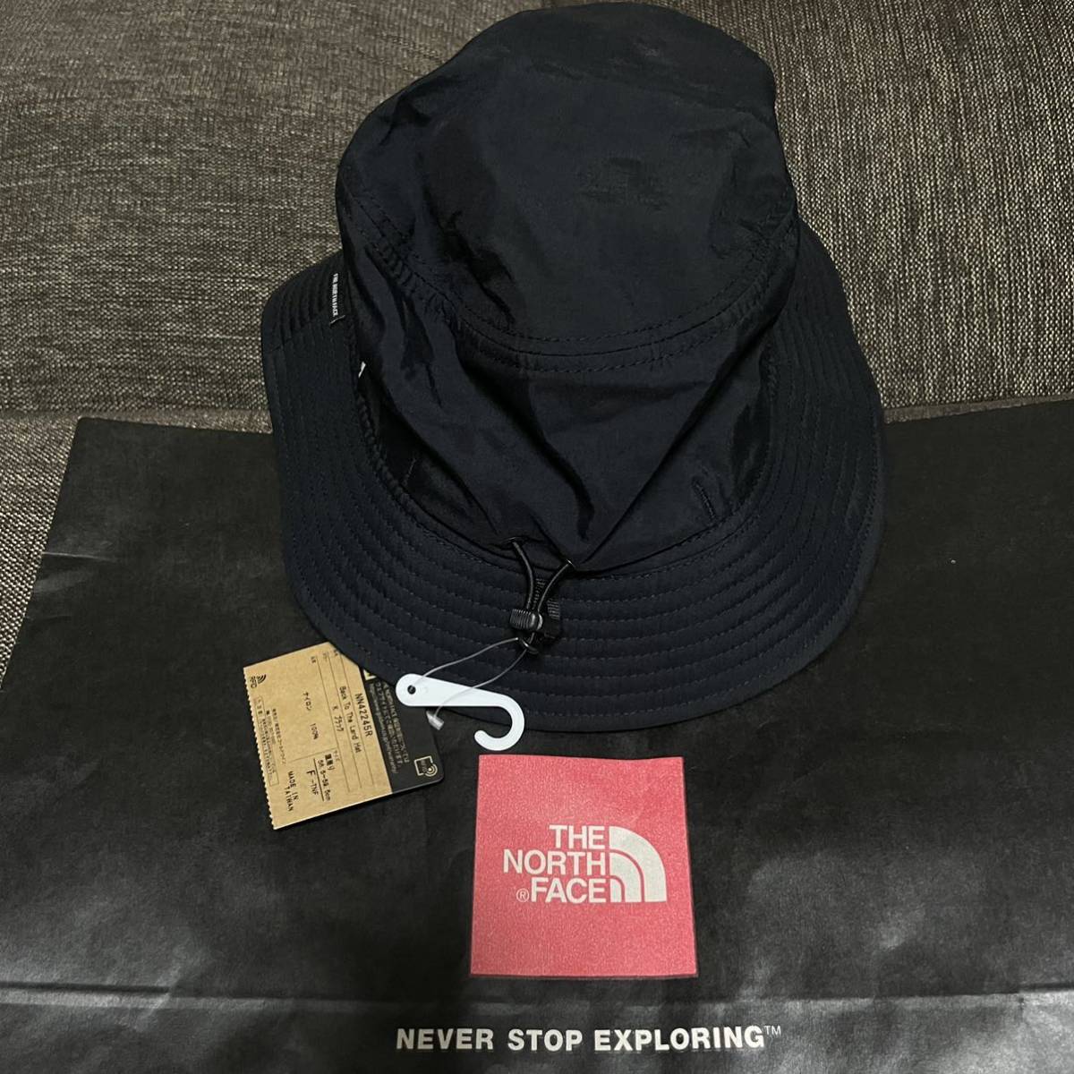 ノースフェイス 恵比寿限定 バケットハット【Back To The Land Hat】直営店限定 スタンダード 帽子 キャップ【新品未着用】即決・送料無料