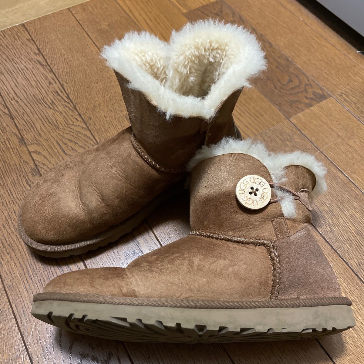 無印良品 キッズ ブーツ 15cm UGG ムートンブーツ - ブーツ