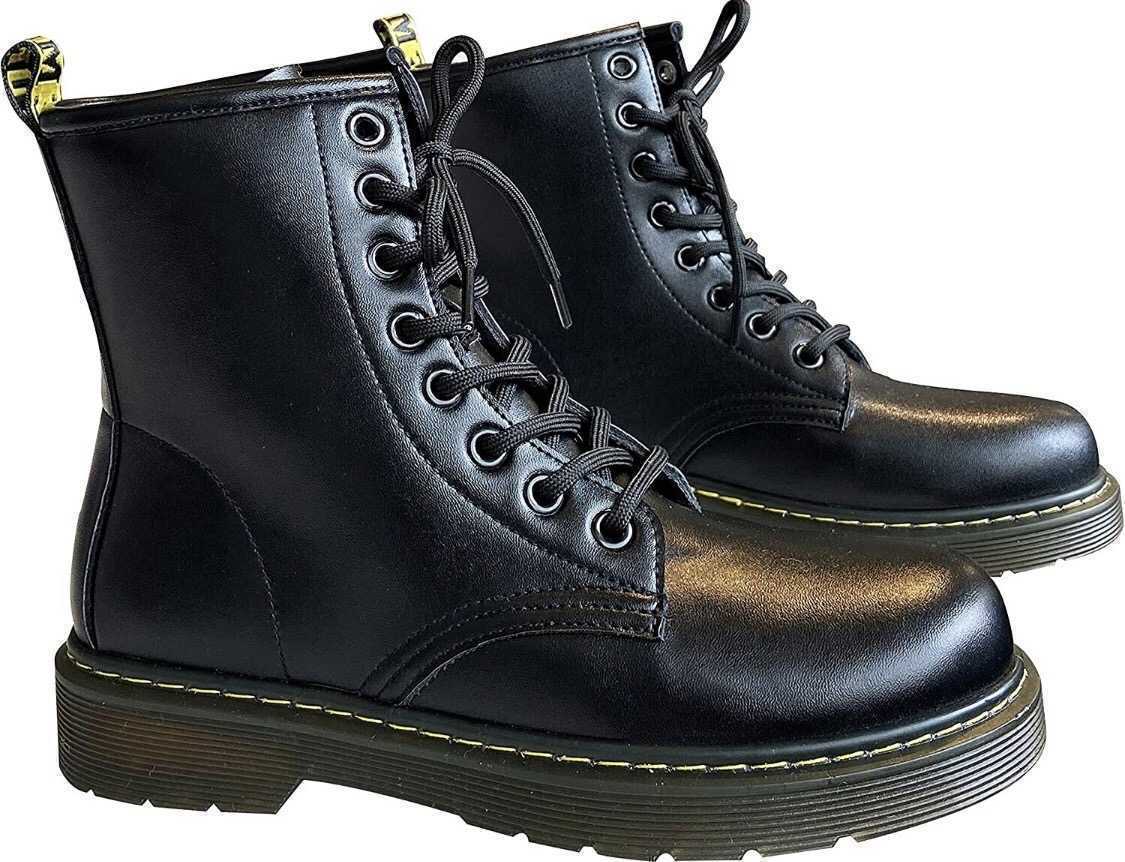 ■８ホールレースアップライダースブーツ◆BL黒◆25.5cm■新品未使用品★８hole　lace up　Riders Boots★★_画像3