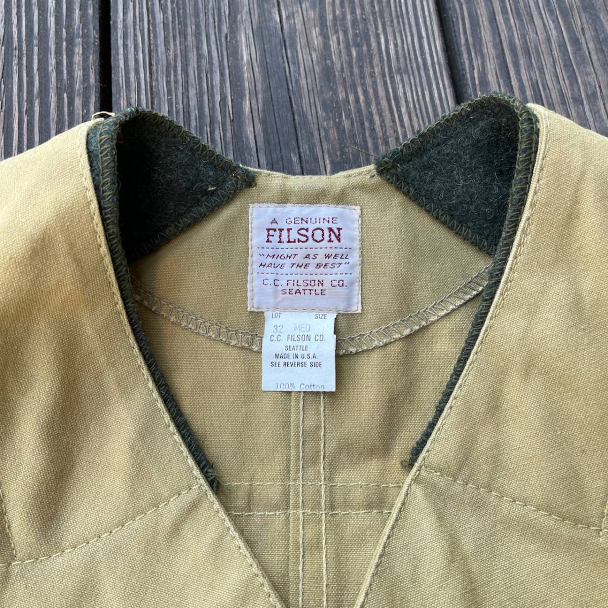 FILSON フィルソン ビンテージ Style32 ハンティング ベスト