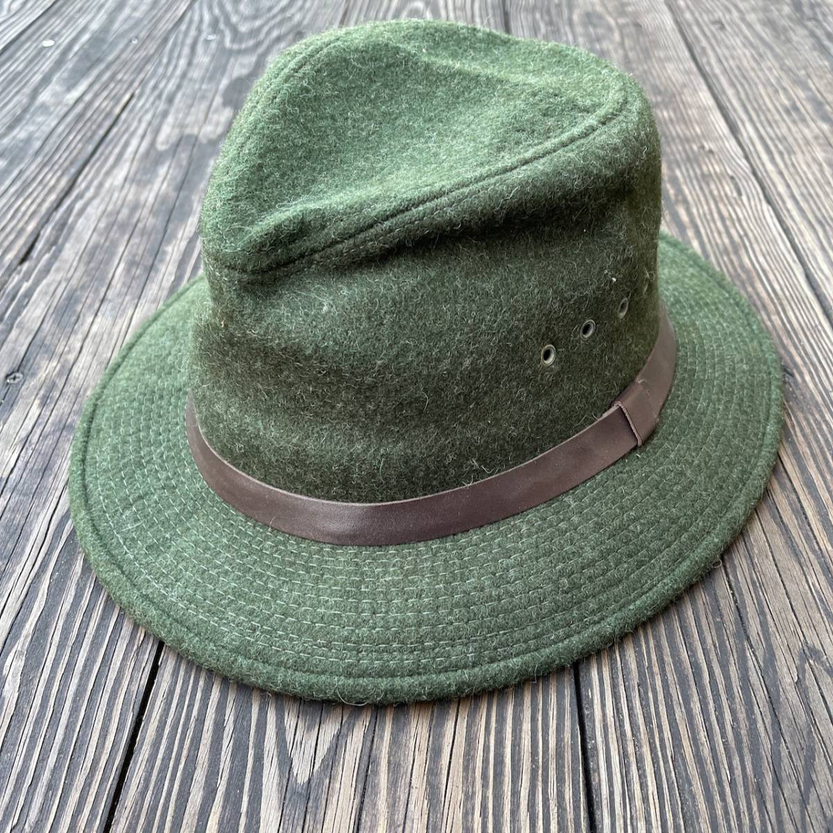 代引き人気 FILSON フィルソン ウール パッカーハット ほぼ新品 オリーブグリーン 男性用 代引き人気 FILSON フィルソン ウール パッカーハット ほぼ新品 オリーブグリーン 男性用