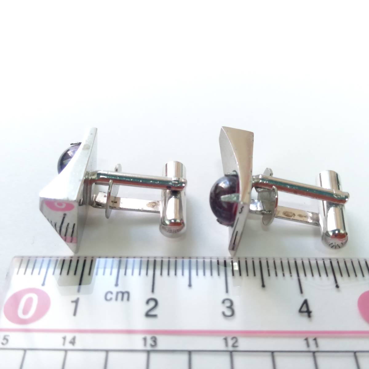 *CJ57/ cuff links / cuffs button / silver /s weve ru type equipment ornament rhinestone purple purple accessory free shipping 