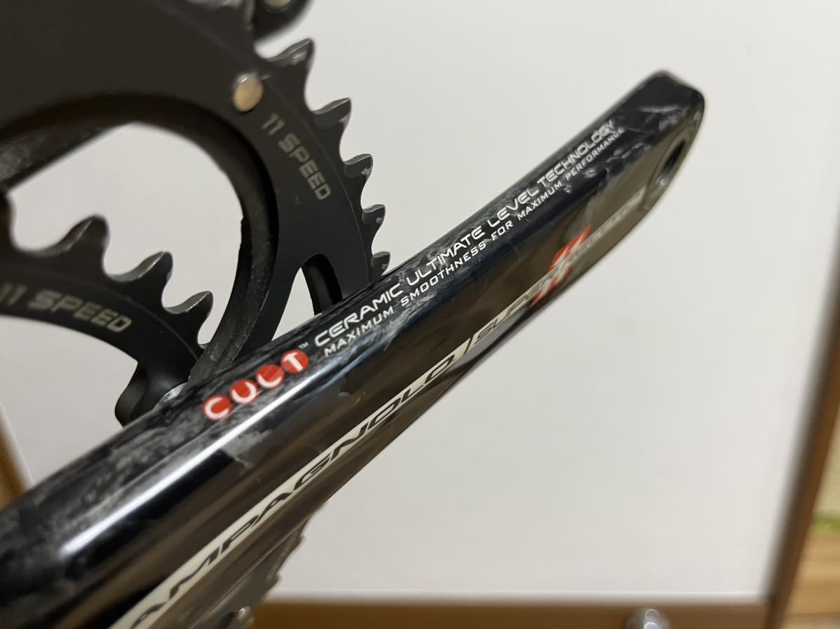 超美品 Campagnolo Super Record 50/34 172.5mm 11s カンパニョーロ