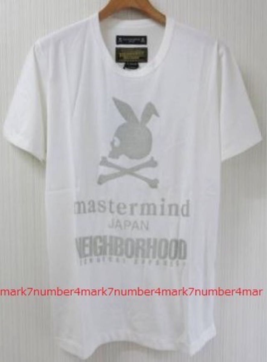 新品マスターマインドXネイバーフッド阪急限定スカルバニーTシャツMレザーmastermind JAPAN×NEIGHBORHOOD