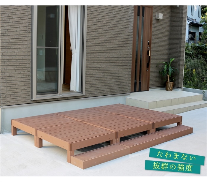  human work tree wood deck ecofeel eko fi-ru cut sample 2 color set PWDE-SAM color sample sample sample M5-MGKSMI00422