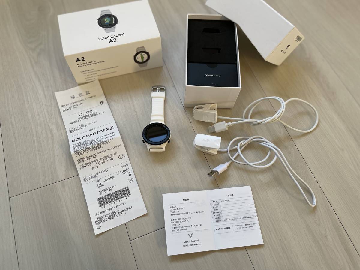 サイズ交換OK】 ほぼ新品:一回使用のみ:Voice Caddie GPS GOLF