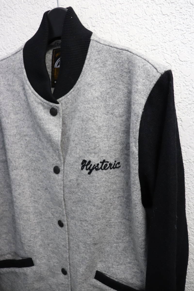 全商品オープニング価格! 刺繍 HYSTERICSロゴチェーンステッチ ヒステリックグラマー GLAMOUR HYSTERIC 即決 メルトン地 レディースF アワードジャケット スタジャン ジャンパー、ブルゾン 全商品オープニング価格! 刺繍 HYSTERICSロゴチェーンステッチ ヒステリックグラマー GLAMOUR HYSTERIC 即決 メルトン地 レディースF アワードジャケット スタジャン ジャンパー、ブルゾン