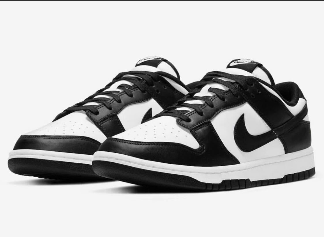 23 5cm 新品 国内正規 WMNS W NIKE DUNK LOW WHITE BLACK PANDA ナイキ