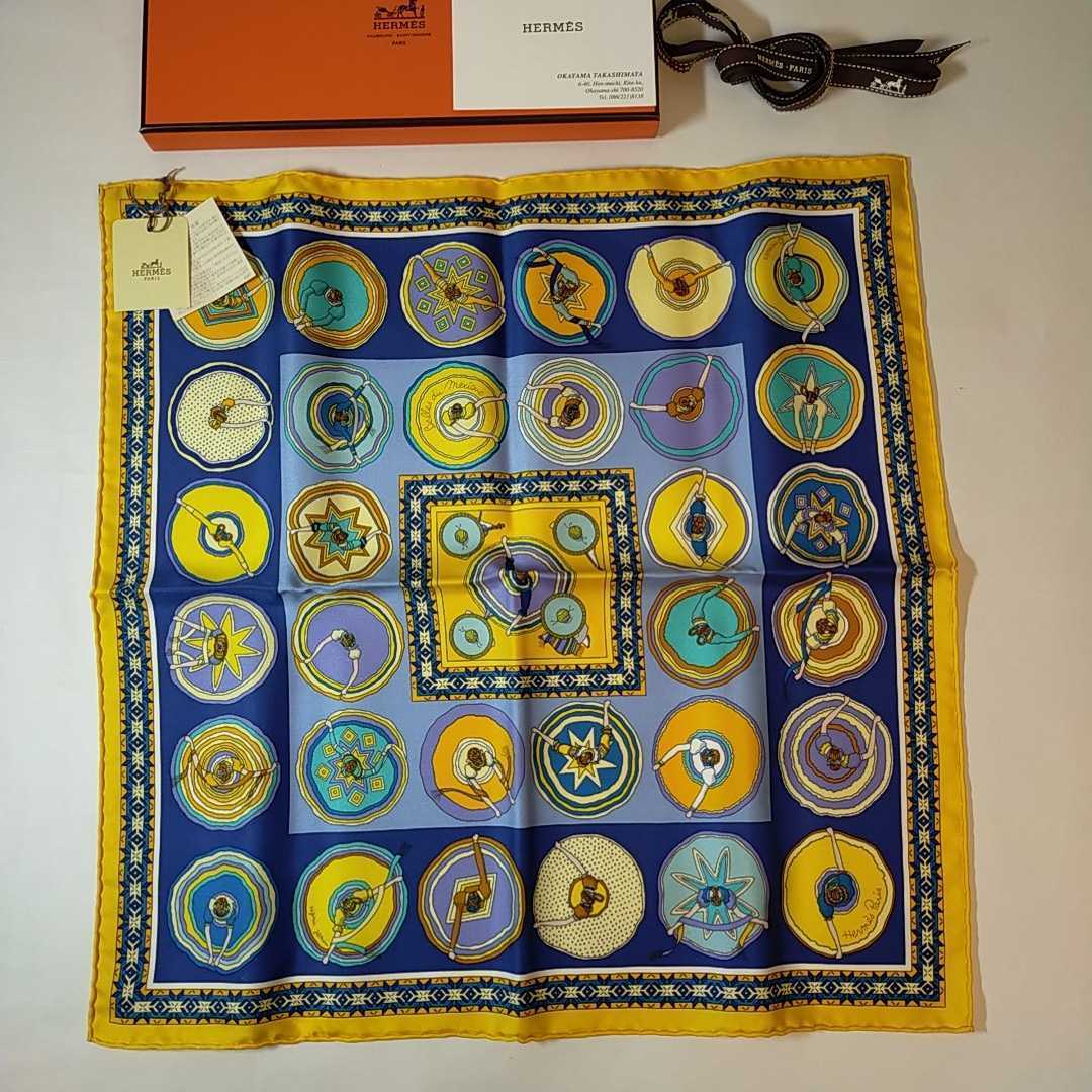 新品 タグ付 エルメス プチ スカーフ HERMES SCARF 45カレ BELLES DU