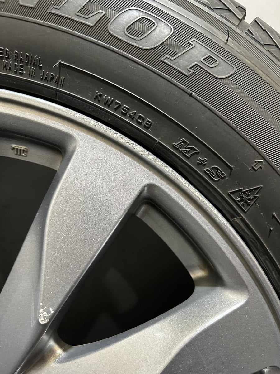 225/60R18 DUNLOP/WINTER MAXX SJ8 16年 ホンダ CR-V 純正 18インチ 7J ＋50 114.3 5H スタッドレス 4本_画像6