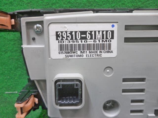 ＳＸ４ DBA-YA22S A/Cスイッチパネル 39510-61M10_画像4