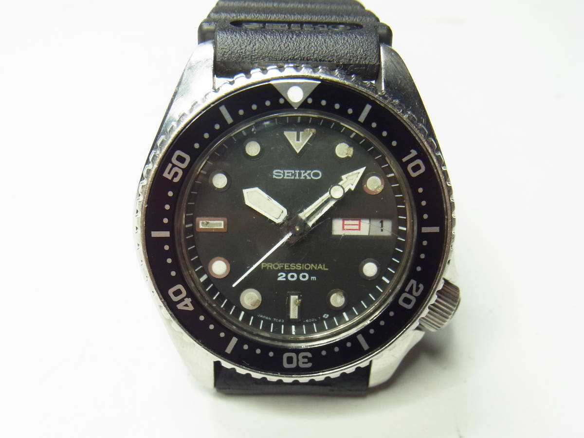 2211 SEIKO 200m プロフェッショナル 7C43 7J ダイバー 電池交換