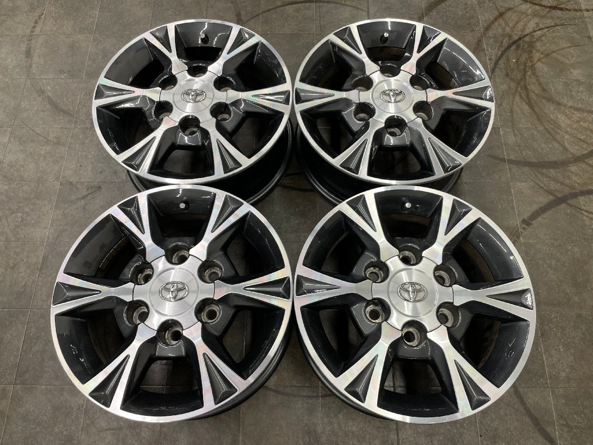 良品】TOYOTA トヨタ 200系 ハイエース 純正オプション 15インチ 6J +