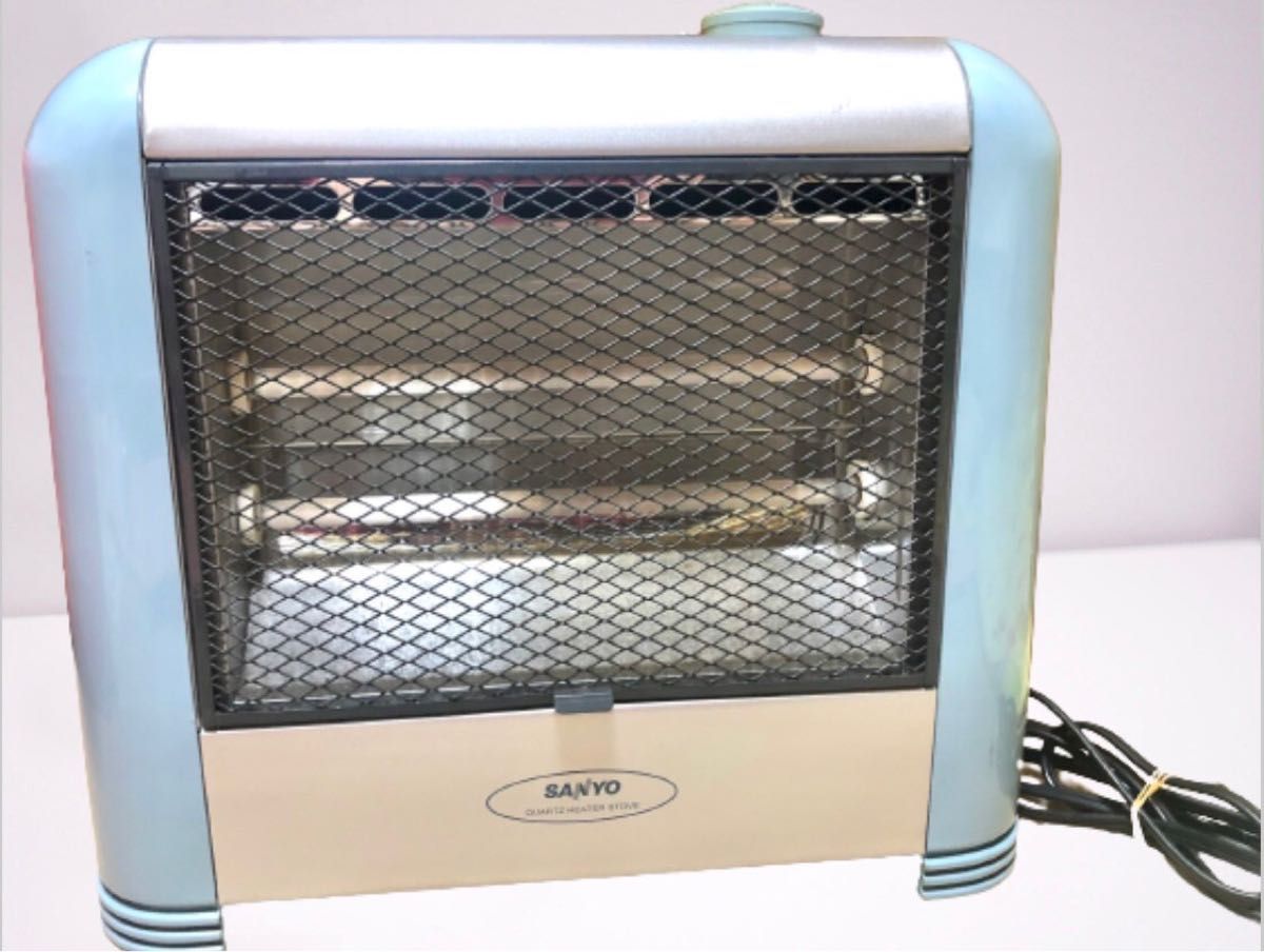美品 SANYO サンヨー 電気ストーブ R-806 足元暖房 点灯OFF機能 美品 SANYO サンヨー 電気ストーブ R-806 足元暖房 点灯OFF機能