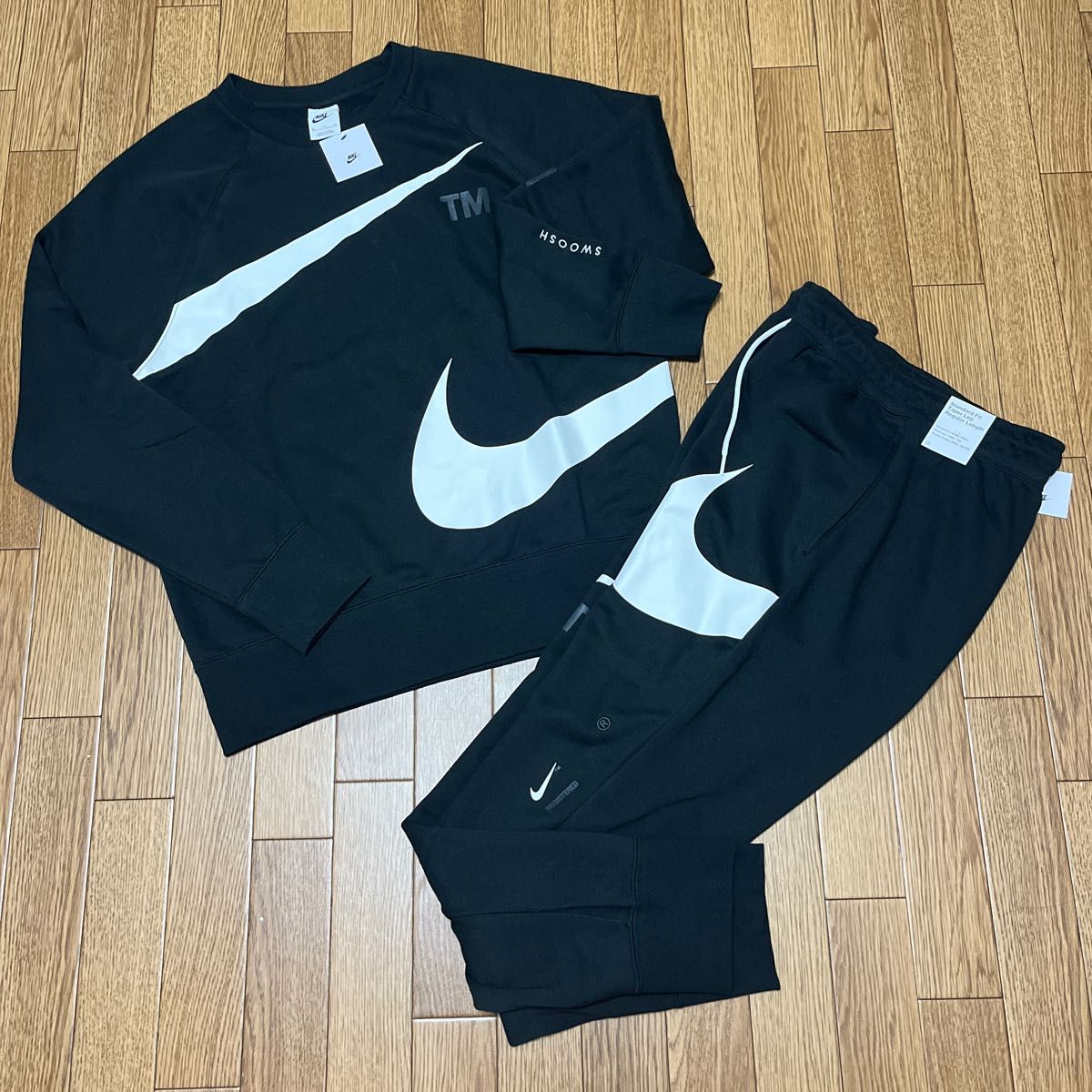 トップシークレット NIKE ナイキ セットアップ ジャージ ブラック XL
