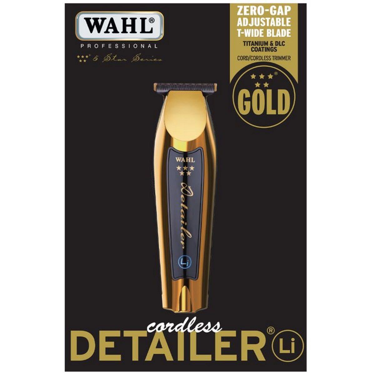 WAHLGoldCordlessDetailerLiスキンフェードカット必需品-